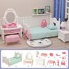 Micro Model Dollhouse Furniture Bedroom Living Mini Furniture Toys Miniature Furniture  Girl Gift