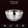 Yujia 304 Stainless Steel Double-Layer Anti-Scald Bowl