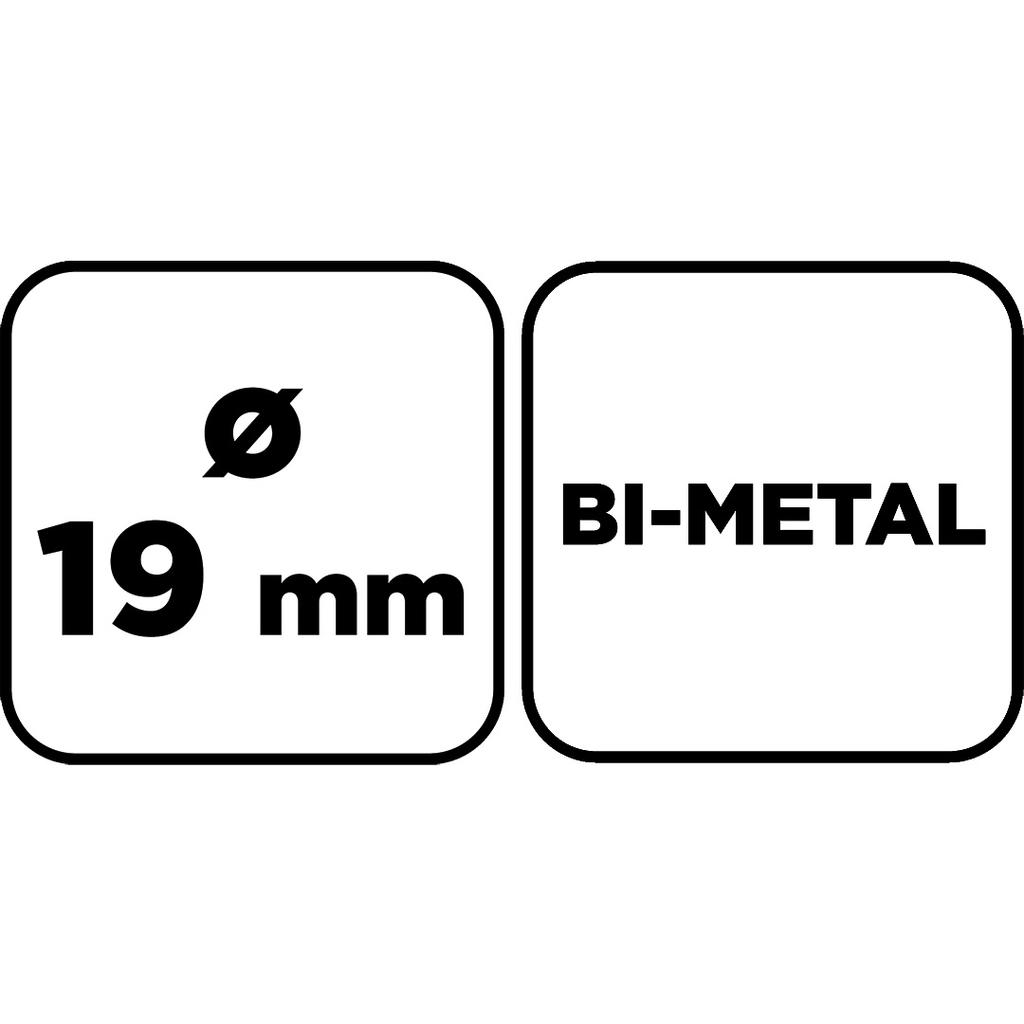 Otwornica bi-metalowa 19 mm