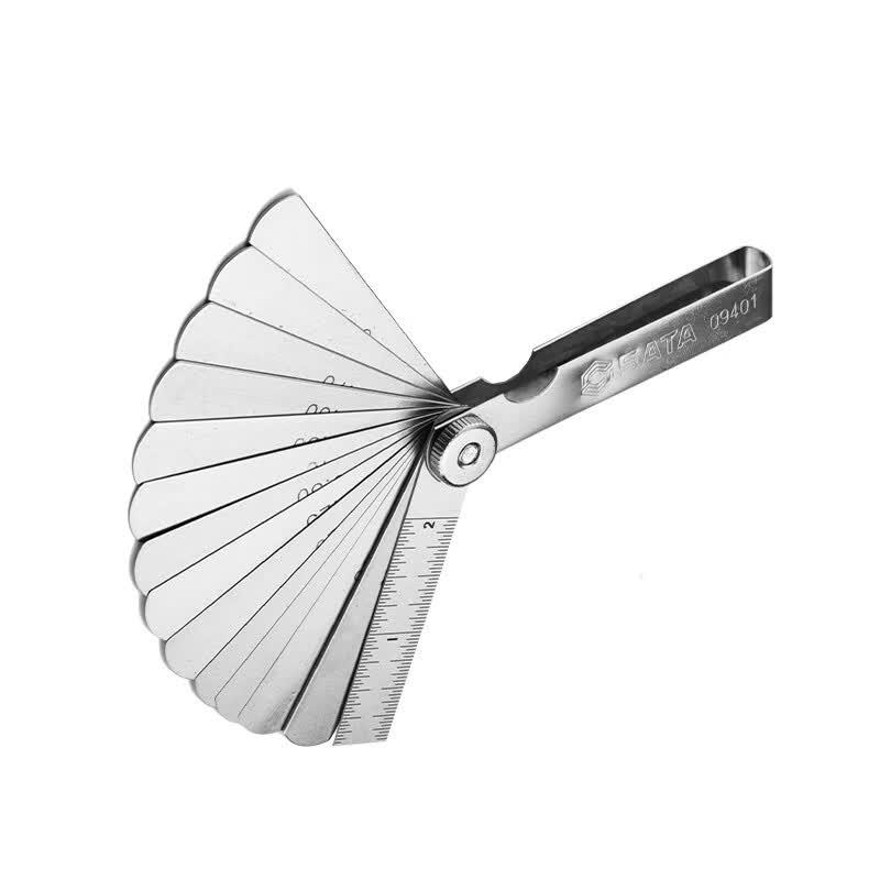 SATA 14-Piece Feeler Gauge Set 0.05-1.00mm