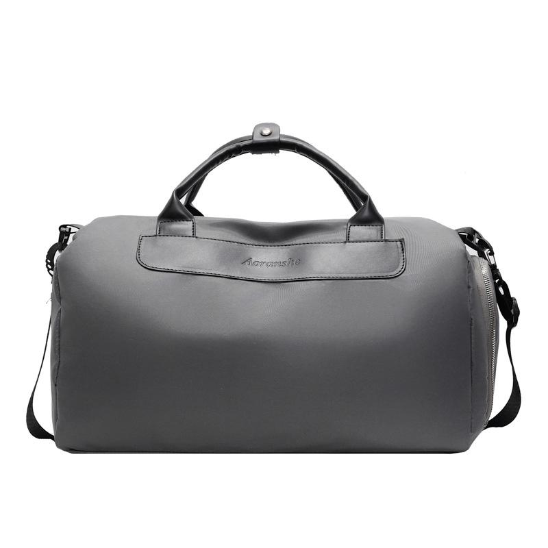 

Travel bag women s large-capacity fitness bag men s wet and dry separation sports bag short-distance luggage bag men серый