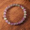 Festive Gifts Purple Green Gradient Cat Eye Stone Beaded Bracelet Sweet Fashion Jewelry For Women Daily Wear Gift