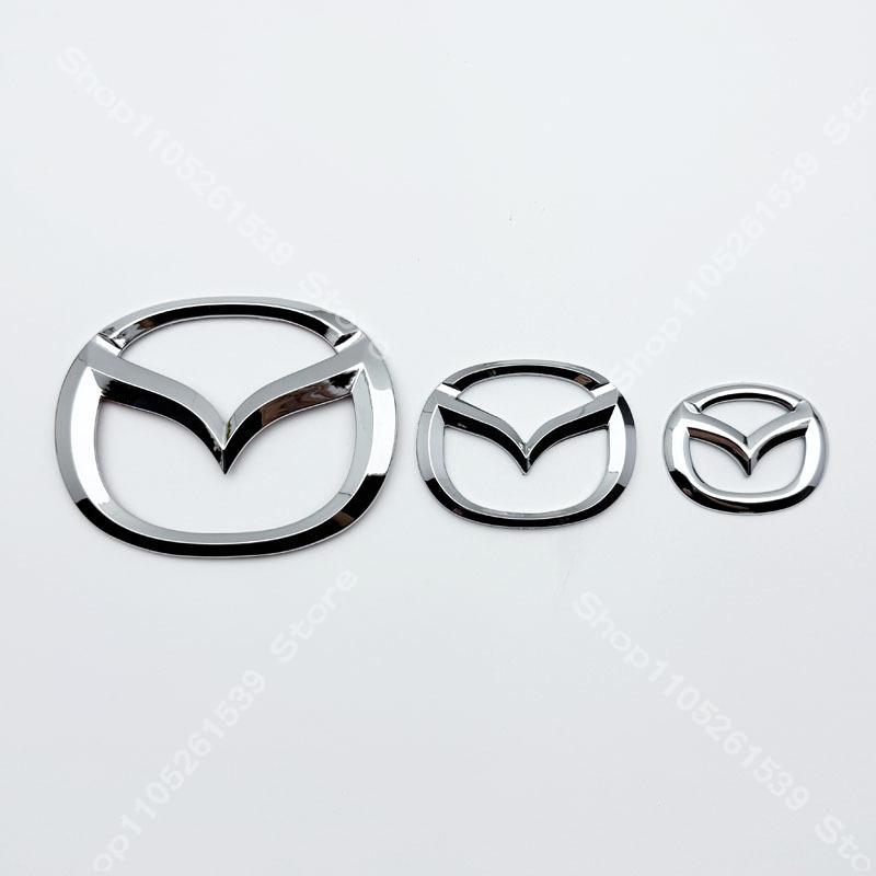 AAGH1 Mazda MX5 Miata ND Front Rear Black Car Logo Emblem Badge For MX-5 Miata ND NC Carbon 2016 2017 2018 2019 2020 2021 2022 2023