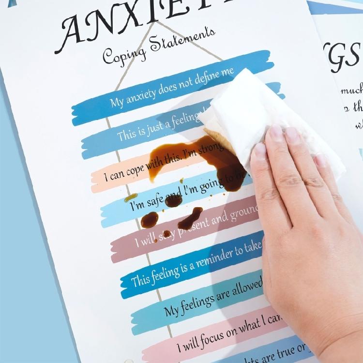 12 Sheets Classroom Calming Corner Posters Mental Health Counseling Posters 10x14Inch For Office School Classroom