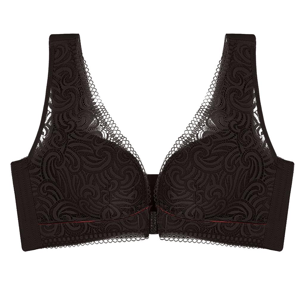 Women's Front Closure Extra-Elastic Large Shaping Posture Lift Vest Bra