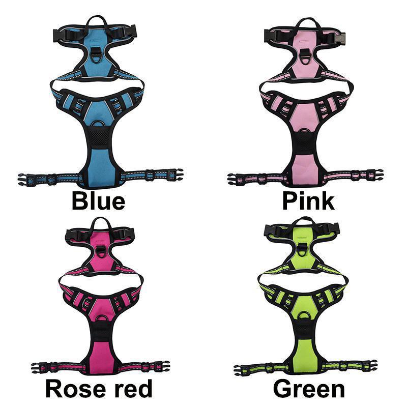 S-XL Dog Harness Dog Harness No Pull Breathable Reflective Pet Harness Vest for Small Medium Dog