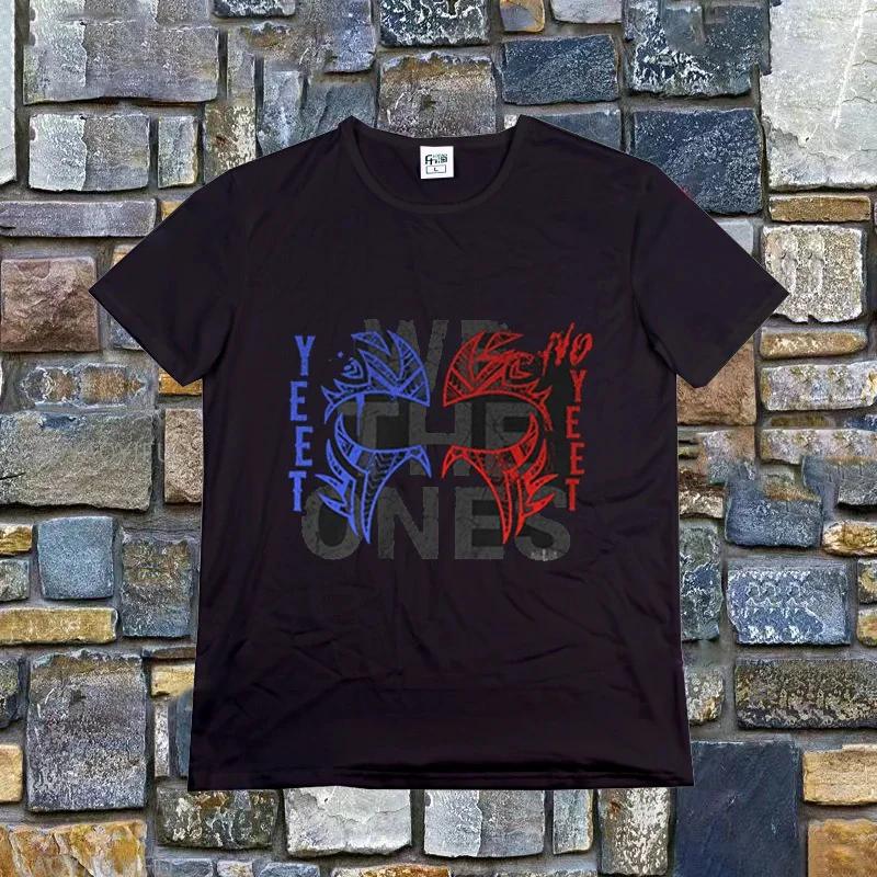 Retro Tričko Jey Uso Yeet Vtipné citáty Wresting Lovers Grafické tričko Měkké Unisex Tričko s výstřihem do O Letní tričko Módní topy