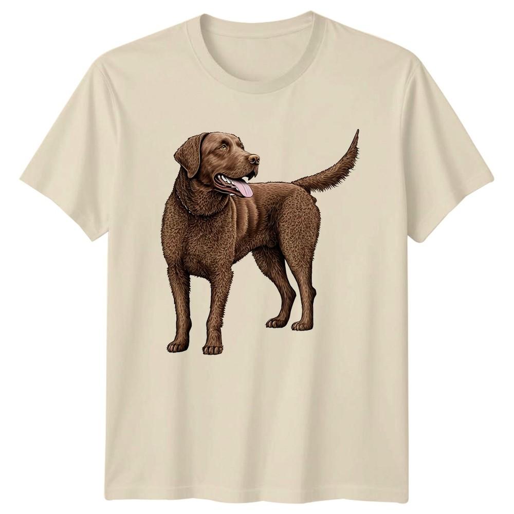 Chesapeake Bay Retriever Dog Animals Mens TShirt Womens Tee Graphic Unisex Top Unisex T-Shirt XXXXL