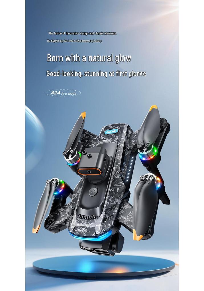 A14 GPS Drone: 4.5-Inch Screen, Brushless, Auto-Return, Intelligent Obstacle Avoidance, Optical Flow Control