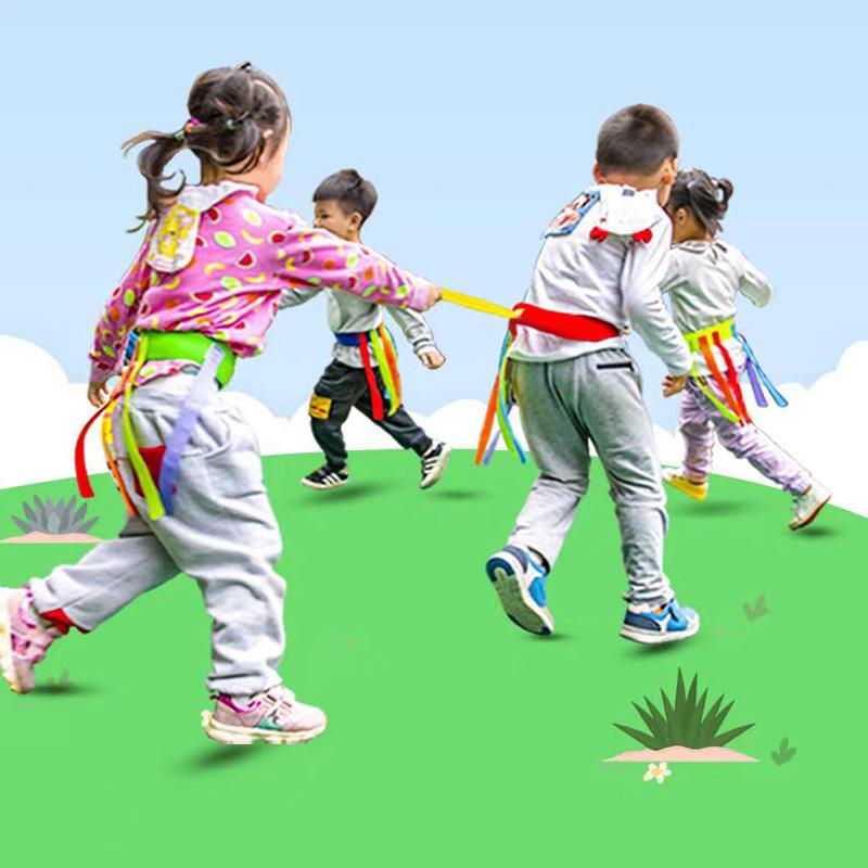 Set 5/3 Gioco della Coda Cintura Gioco all'Aperto Divertimento Interazione Genitore-Figlio Giocattoli Sviluppo Giochi di Carnevale per Bambini Per Adulti e Famiglia