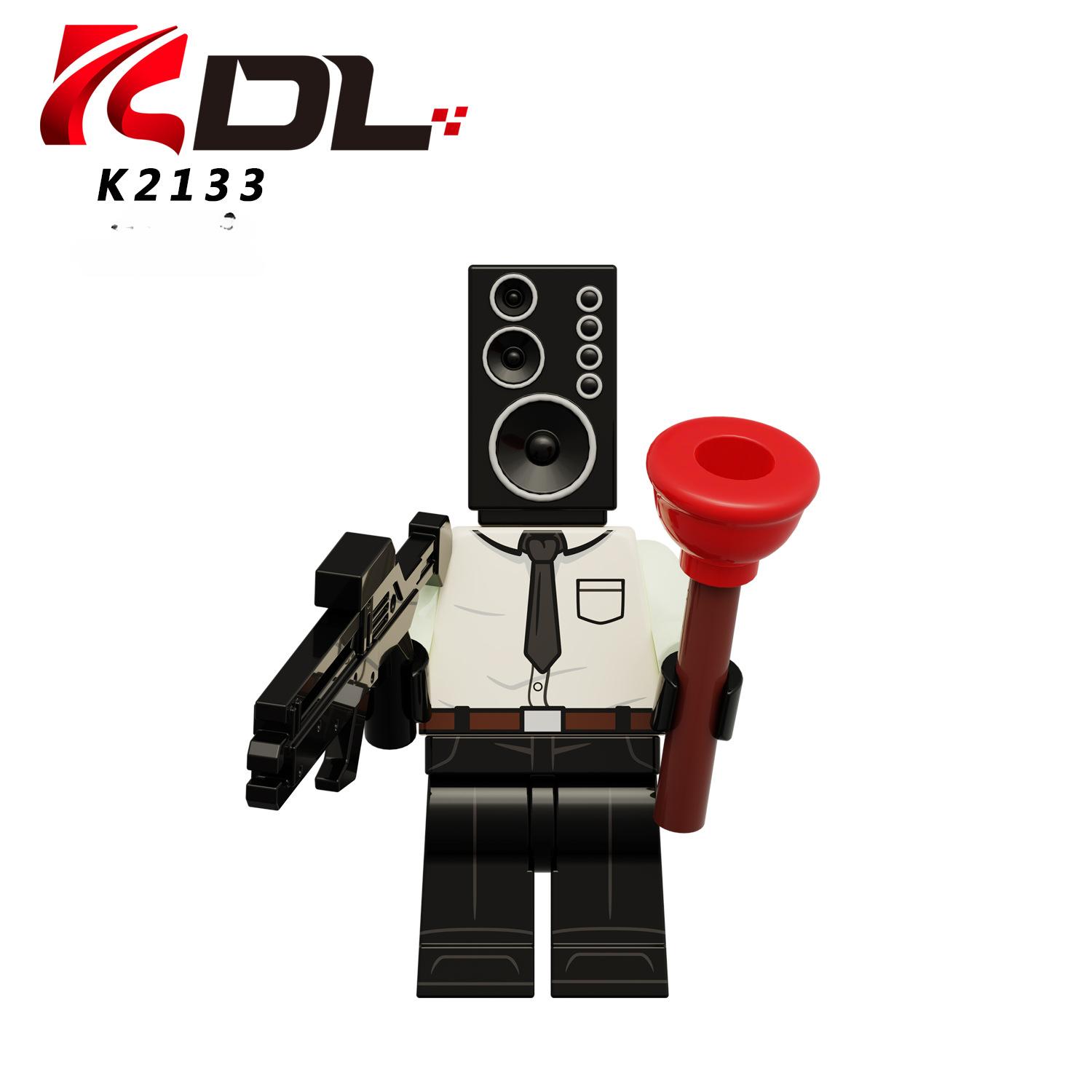 KDL818 Туалет Человек Динамик Человек Монитор Человек Модель Сборка Строительных Блоков Человек Детские Развивающие Игрушки
