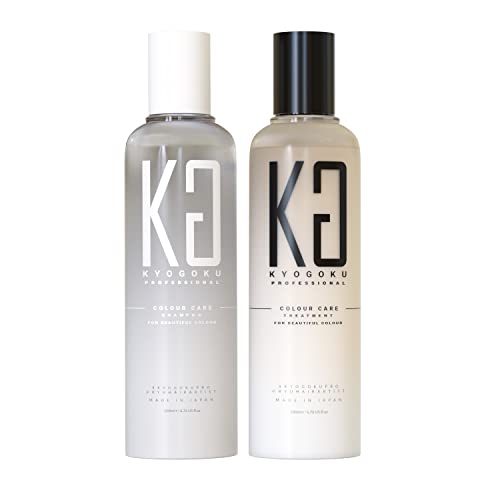 

Kyogoku Color Care Treatment, a salon-exclusive product that prevents hair color fading, repairs damage, and contains penetrating serum ingredients. A