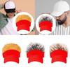 Hair Hat for Men Novelty Creative Funny Decoration Baseball Hat for Women Adults