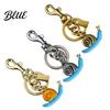 Backpack Charm Keychain Pendant Snail Design Key Holder with Lobster