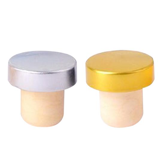 5 st/set Flaskproppar T-form Återanvändbara Mjuka Öl Soda Kork Flaskkapsylskydd för Kök