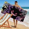 Gengar Print Beach Towel, Large Soft Quick Dry Towel for Beach Camping Swimming