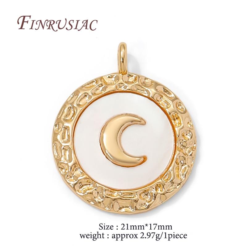 Pendentifs décoratifs plaqués or 18 carats pour boucles d'oreilles, breloques fleurs/soleil/lune pour bijoux, accessoires pour la création de bracelets DIY