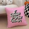 S-Sex And The City Tv Pillow Case Anti-Dustmite Pillowcase Invisible Zipper Silky Short Plush Sofa Cushion Cover