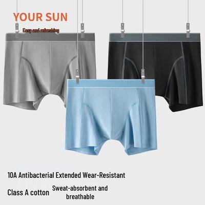 Yiershuang Men's Antibacterial Boxer Briefs