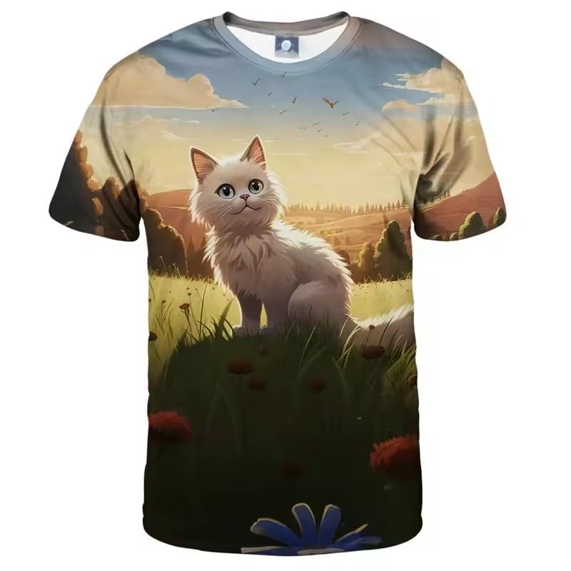 

Women s Casual Fashion, Minimalist Personality, Abstract Art 3D Printed Short Sleeved Top, Women s Trendy Outfit T-shirt 6XL