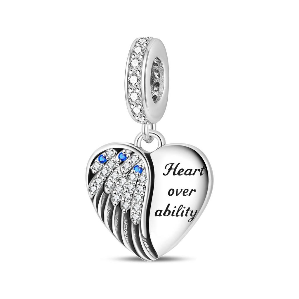 Charming Lucky Charm Key Heart Lock Beaded Bracelet Accessory