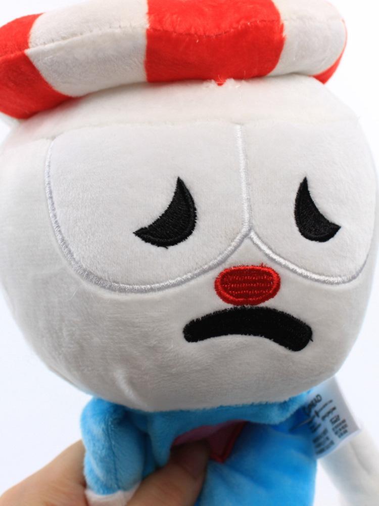 Game Cuphead Plush Toy Mugman Chalice Plushie Boss Ghost King Dice Stuffed Animal Soft Doll PIllow Gift Kids Children Birthday