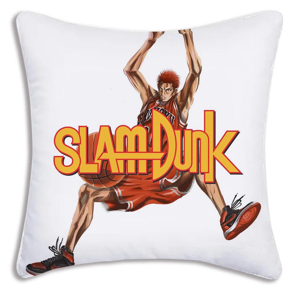 Anime For Slams D-Dunk Pillow Covers Cartoon Sofa Decorative Home Double-sided Printing Short Plush Cute Cushion Cover