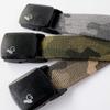 Black Buckle Made In Stretchable Fabric Solid Camouflage Beige [Gevalt] Belt, Japan, Belt, Color, Men's & Women's,