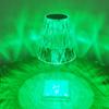 Luxury Rechargeable Usb Acrylic Crystal Color Modern Rgb Led Projection Night Light Touch Table Lamp Light