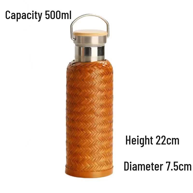 

JingJingRS Bamboo Woven Insulated Cup