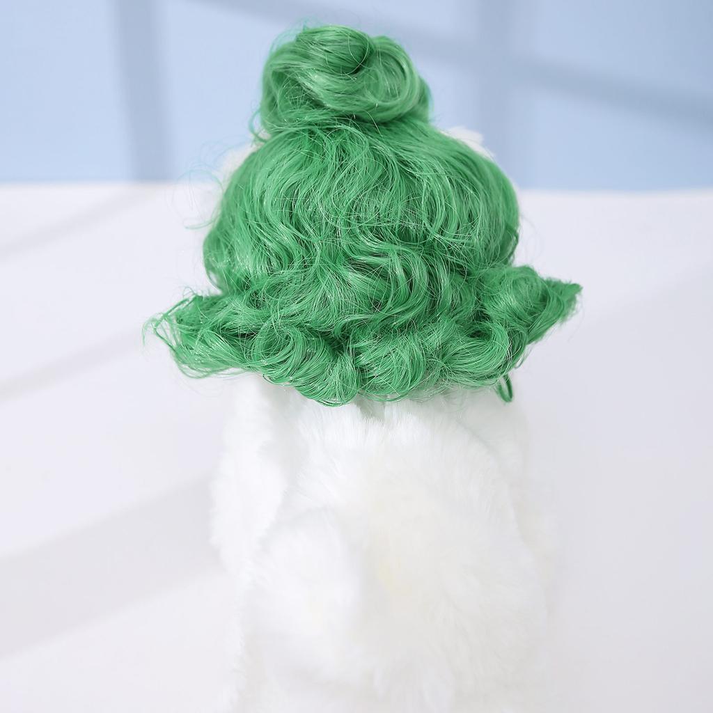 Natural Wig Funny Pet Dog Hair Headwear Curly Hair