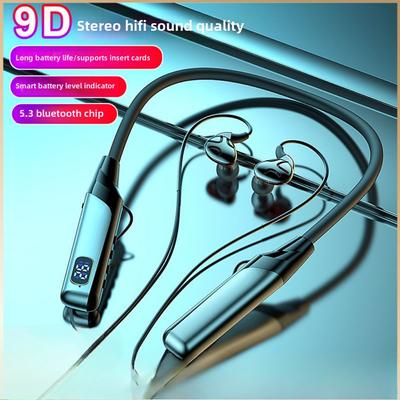 Bluetooth Headphone Neck-neck Ultra Long Standby Noise-cancelling Wireless In-ear Sports Headphones