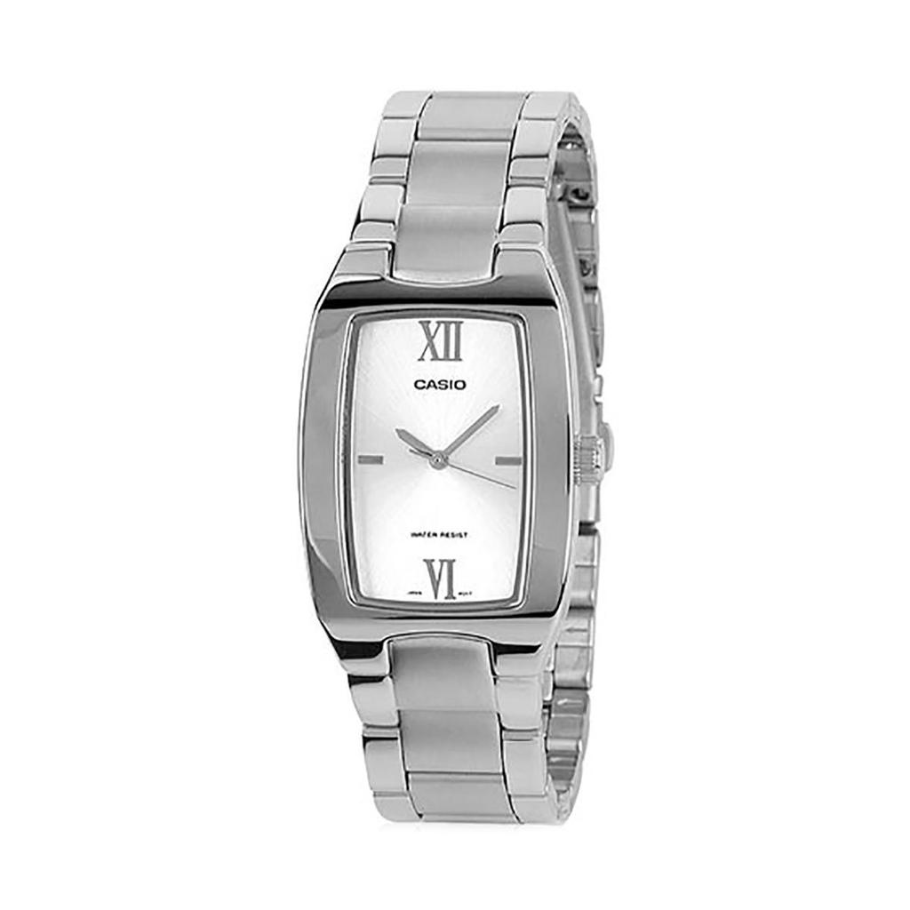 Casio analog stainless women's watch, steel, silver, LTP-1165A-7C2, silver, casual.