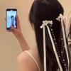 Y2K Lolita Girls Bowknot Hair Clips Sweet Ballet Ribbon Bow Hairpin Female Headwear Hair Accessories