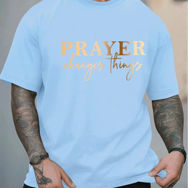 Men's Short Sleeved T-shirt | Comfortable and Casual, Featuring an Elastic Round Neck Design, Suitable for Outdoor Wear,