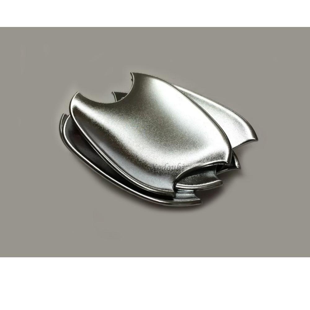 

For Hyundai Tucson 2015 2016 2017 2018 Car Cover Detector Trim ABS Chrome External Outside Door Bowl Stick Frame Armrest Hood 4pcs