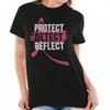 Early Detection Breast Cancer Awareness Gift Womens Graphic Crewneck T Shirt Tee