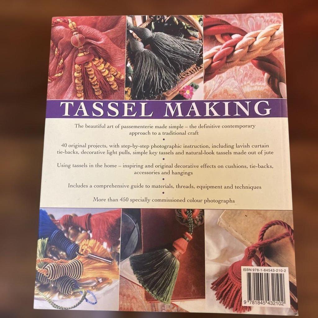 [USED] How to make tassels: Set of 2 Western books and 1 Japanese book