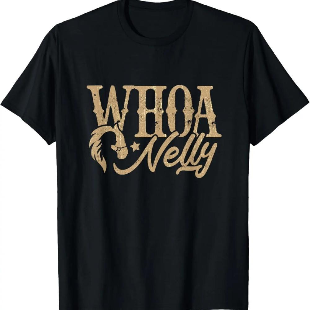 

Casual Whoa nelly country graphic shirt for women T-Shirt XXXL чёрный