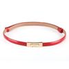 Ladies' Adjustable Thin Waistband, Patent Leather Pull Belt, Women's Fashionable Versatile Decorative Skirt, No Punching Small Waistband