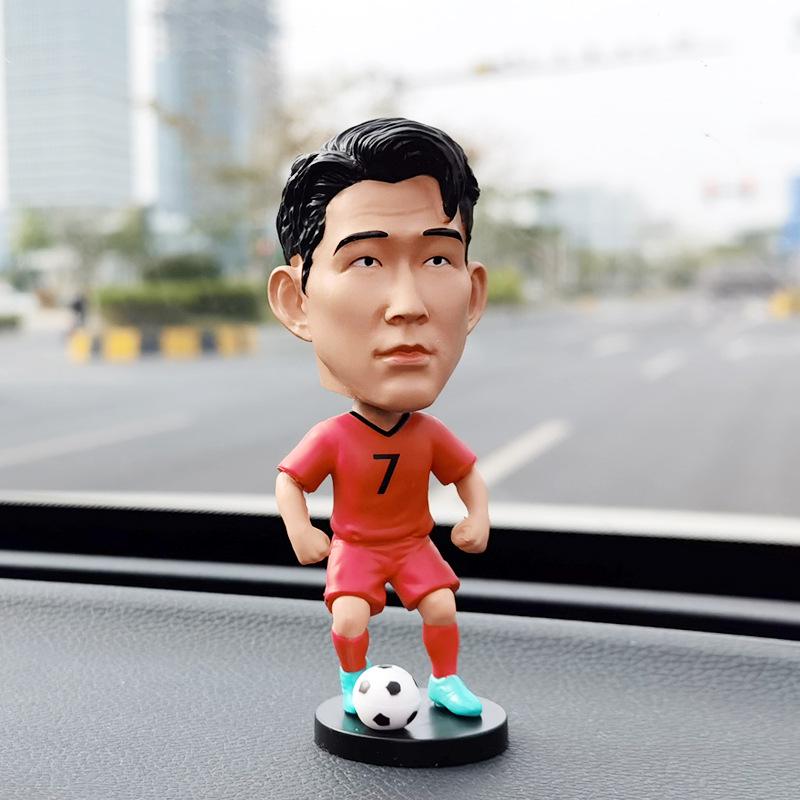 CR7 & Neymar Bobblehead Doll - Football Star Car Ornament Gift for Boys