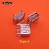 10PCS NEW A Type Flat Angle 180 Degree Female USB PCB Connector Socket USB Jack Plug