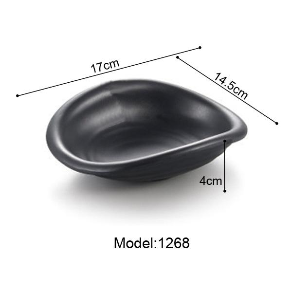 Imitation Porcelain Frost Melamine Dinnerware Oval Bowl Japanese Restaurant Chaos Big Bowl A5 Melamine Bowls Melamine Tableware