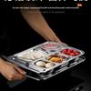 Jiakangming 304 Stainless Steel Divided Meal Tray