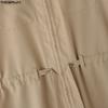 INCERUN Men Short Sleeve Zip-up Jumpsuits Casual Long Cargo Rompers Overalls