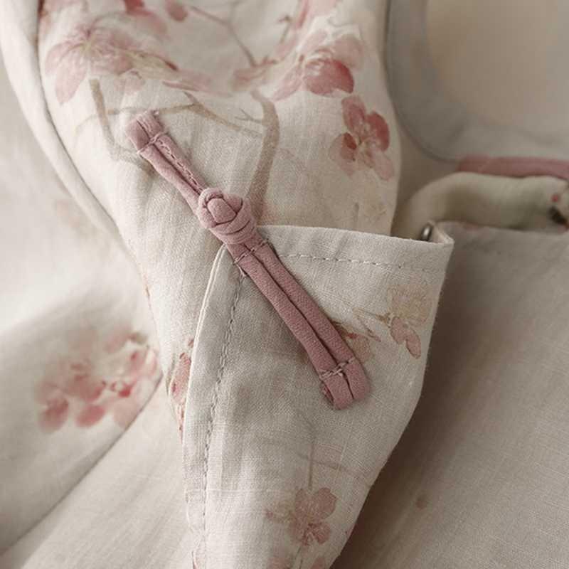 Women's Roll Tab Sleeve Cotton Dress