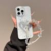 ins love butterfly is suitable for Apple 16pro mobile phone case iPhone15max anti-drop 14plus lanyard 13 case.