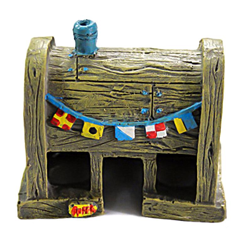 SpongeBob Pineapple House Fish Tank Ornament: Aquarium Hideout for Fish & Shrimp.