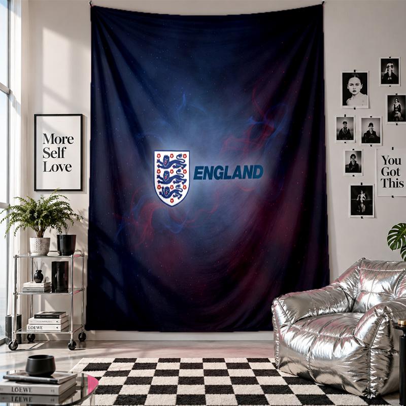 England Football Wall Tapestry Home Decor Wall Hanging Cloth for Bedroom Living Room Background