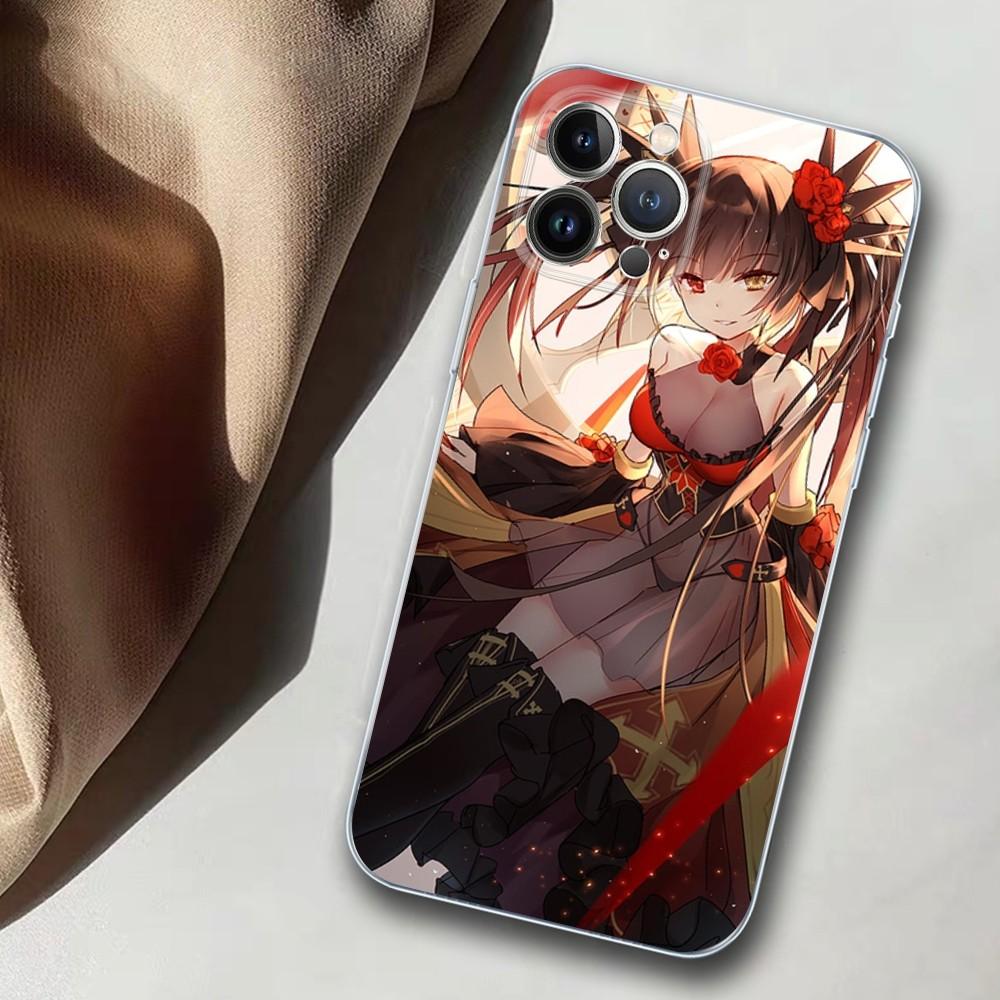 

Tokisaki Kurumi Phone Case For iPhone 14 11 12 13 Mini Pro XS Max Cover 6 7 8 Plus X XR SE 2020 Funda Shell iPhone 14 plus